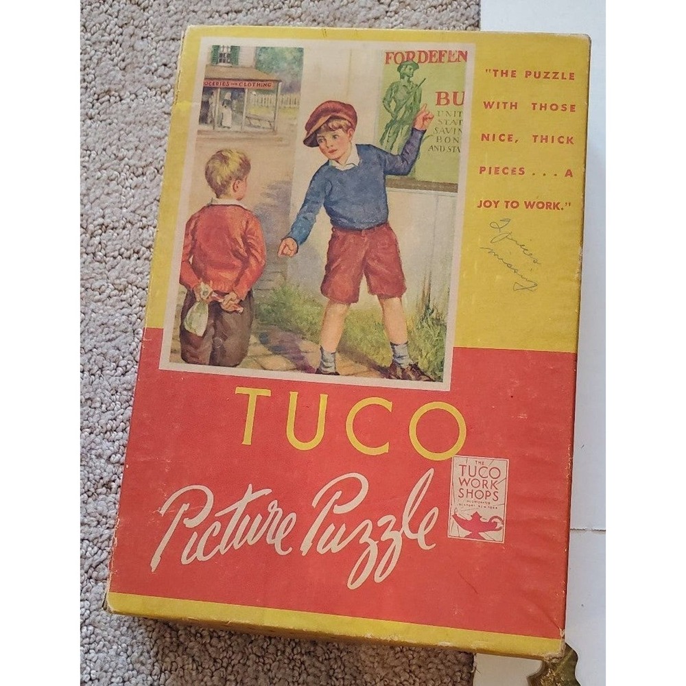 Vintage Tuco Picture Puzzle Replacement Parts with Box See Description